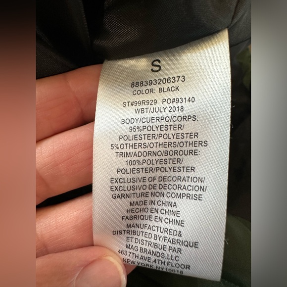 Women’s Size Small Rampage Hunter Green Puffer Coat Jacket - Picture 9 of 10